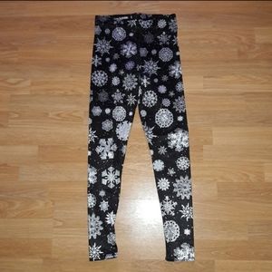 Black Milk Let It Snow leggings